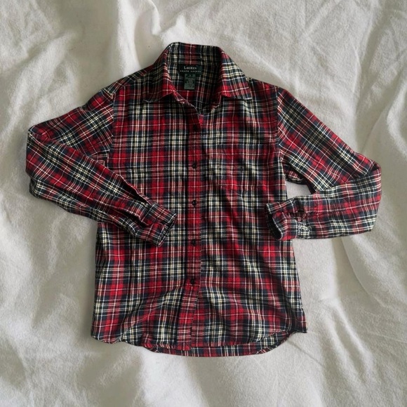 Lauren Ralph Lauren Tops - Lauren Ralph Lauren Women's Red and Black Plaid Shirt